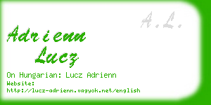 adrienn lucz business card